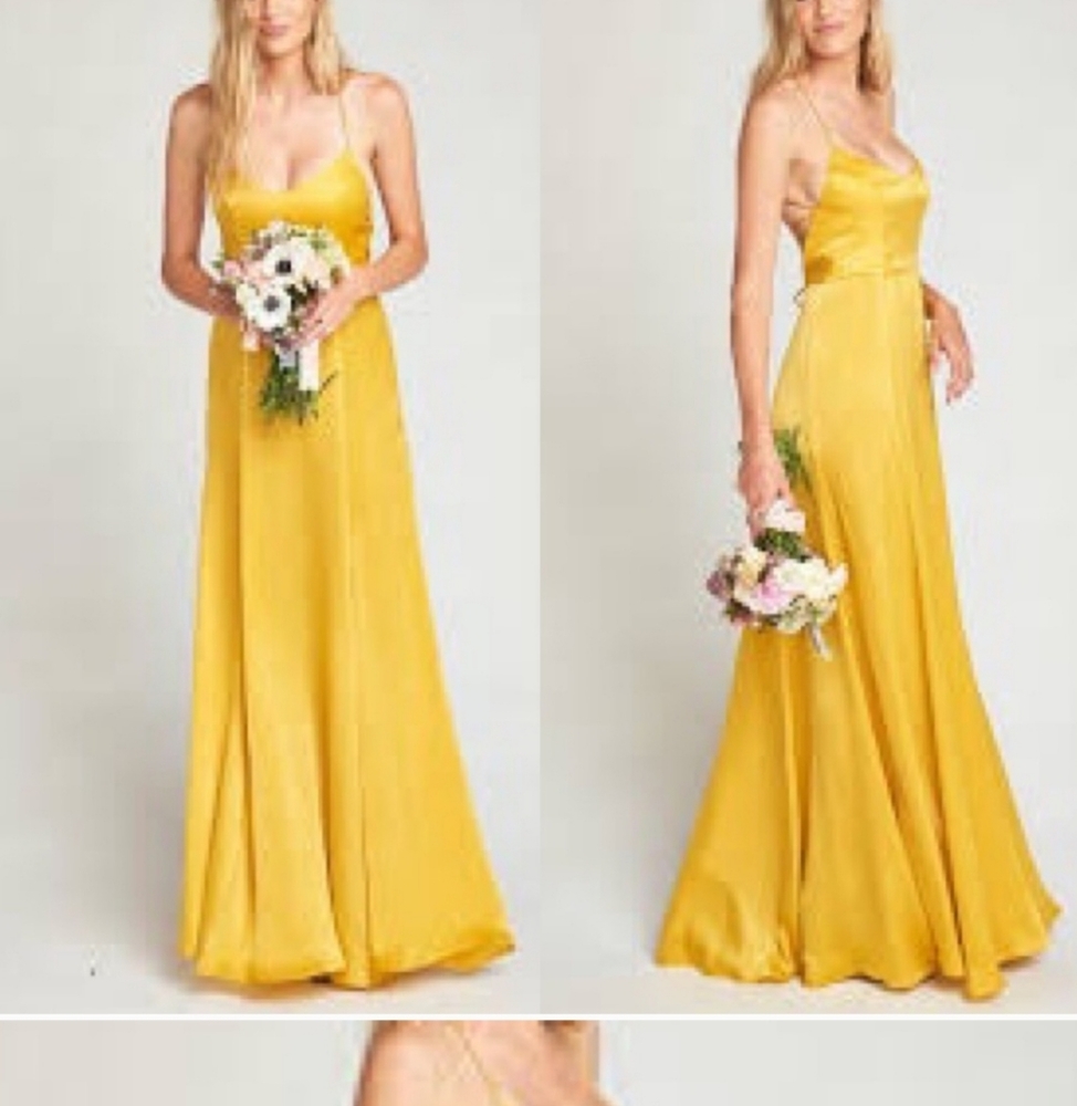 Show Me Your Mumu Sz. XXL Godess Godshaw Dress Gold Shimmer Dress *NWT*